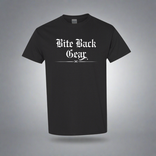 BBG Old English logo Short Sleeve T-shirt (Black, White, Sand)
